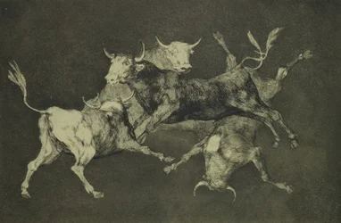 Dwaasheid van de Stieren, uit de serie Follies, ca. 1815-24